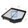 Filtro de ar UFI 30.618.00