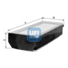 Filtro de ar UFI 30.655.00