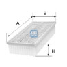 Filtro de ar UFI 30.970.00