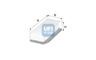 Filtro de ar UFI 30.A16.00