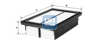 Filtro de ar UFI 30.A21.00