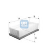 Filtro de ar UFI 30.A34.00