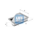 Filtro de ar UFI 30.A46.00