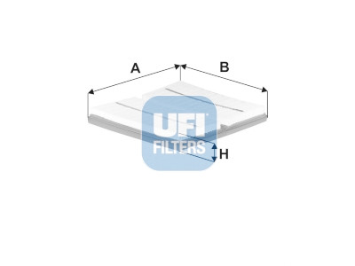 Filtro de ar UFI 30.A51.00
