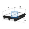 Filtro de ar UFI 30.A55.00