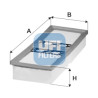 Filtro de ar UFI 30.A74.00