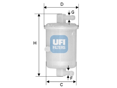 Filtro de combustível UFI 31.017.01