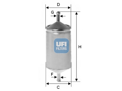 Filtro de combustível UFI 31.501.00
