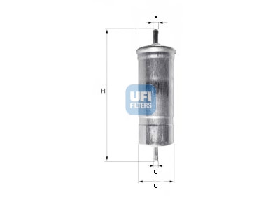 Filtro de combustível UFI 31.508.00