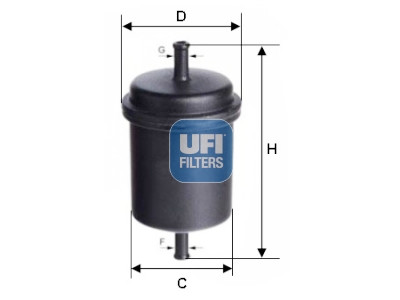 Filtro de combustível UFI 31.512.00
