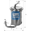 Filtro de combustível UFI 31.519.00