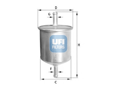 Filtro de combustível UFI 31.529.00