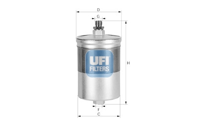 Filtro de combustível UFI 31.563.00