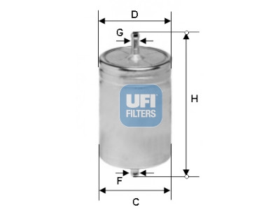 Filtro de combustível UFI 31.611.00