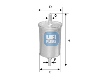 Filtro de combustível UFI 31.710.00