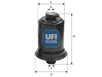 Filtro de combustível UFI 31.712.00