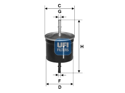 Filtro de combustível UFI 31.811.00