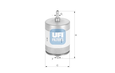 Filtro de combustível UFI 31.817.00