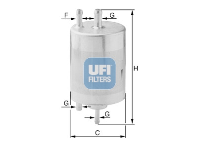 Filtro de combustível UFI 31.841.00