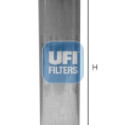 Filtro de combustível UFI 31.852.00