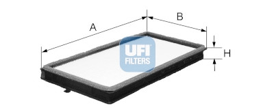 Filtro de ar para cabine UFI 53.046.00