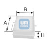 Filtro de ar para cabine UFI 53.066.00