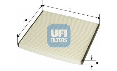 Filtro de ar para cabine UFI 53.076.00