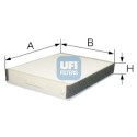 Filtro de ar para cabine UFI 53.077.00