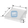 Filtro de ar para cabine UFI 53.090.00