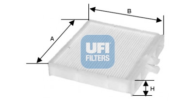Filtro de ar para cabine UFI 53.090.00