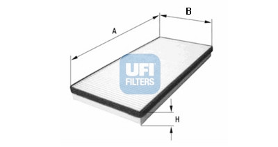 Filtro de ar para cabine UFI 53.103.00