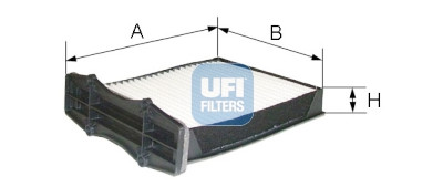 Filtro de ar para cabine UFI 53.105.00