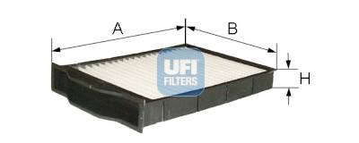 Filtro de ar para cabine UFI 53.107.00