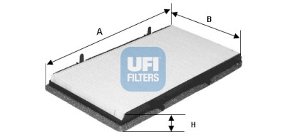 Filtro de ar para cabine UFI 53.131.00
