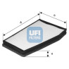 Filtro de ar para cabine UFI 53.133.00
