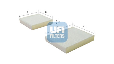 Filtro de ar para cabine UFI 53.143.00