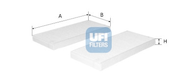 Filtro de ar para cabine UFI 53.154.00
