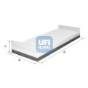 Filtro de ar para cabine UFI 53.165.00