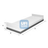 Filtro de ar para cabine UFI 53.165.00