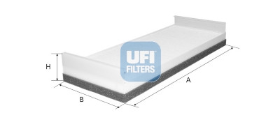 Filtro de ar para cabine UFI 53.165.00