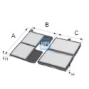 Filtro de ar para cabine UFI 53.197.00