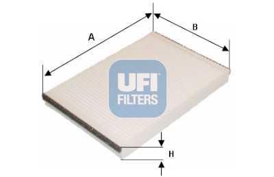 Filtro de ar para cabine UFI 53.206.00