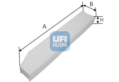 Filtro de ar para cabine UFI 53.257.00