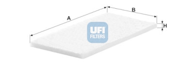 Filtro de ar para cabine UFI 53.322.00