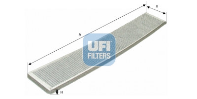 Filtro de ar para cabine UFI 54.121.00