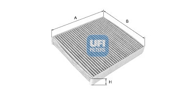 Filtro de ar para cabine UFI 54.143.00