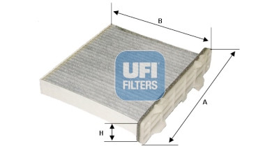 Filtro de ar para cabine UFI 54.147.00