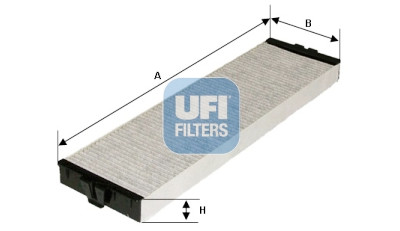 Filtro de ar para cabine UFI 54.151.00