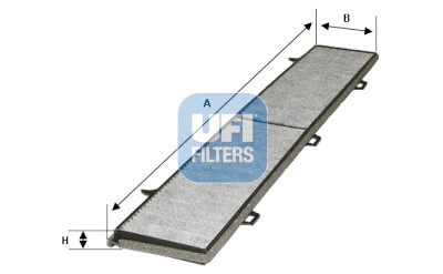 Filtro de ar para cabine UFI 54.154.00