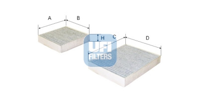 Filtro de ar para cabine UFI 54.164.00